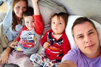 “Este soy yo según Diego”: El tierno dibujo que recibió José Miguel Viñuela de su hijo