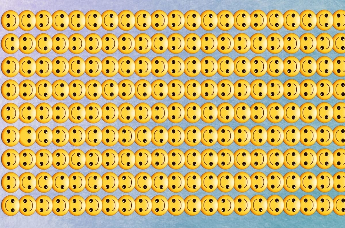 Acertijo visual: ¿Eres capaz de encontrar el emoji sin expresión en menos de 5 segundos?