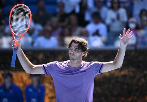 venció a Cristian Garin en el Australian Open. EFE