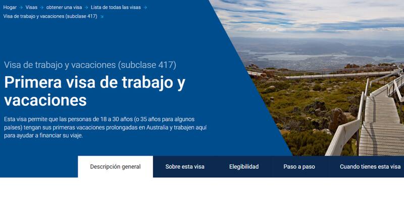 Hasta el 1 de julio puedes postular a la visa Working Holiday en Australia. Créditos: Gobierno Australia.