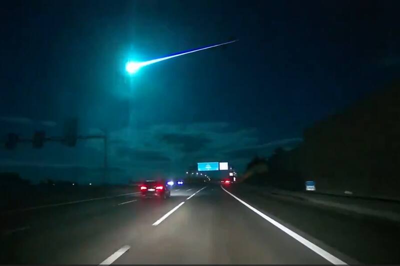 El impresionante registro fue compartido por redes sociales.