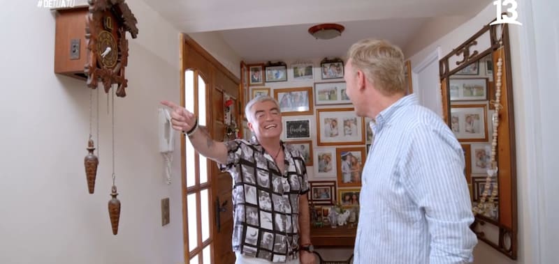 El reloj que fue un regalo de Kike Morandé. Créditos: Canal 13.