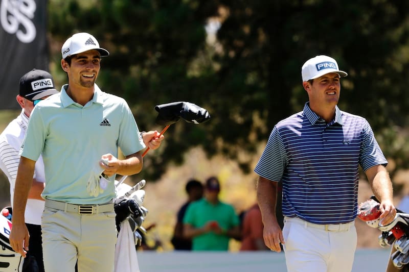 Joaquín Niemann y Mito Pereira buscan brillar en el Masters de Augusta. Foto: Agencia Aton.