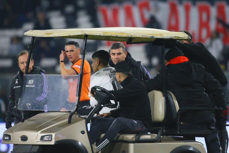 Sufrió una contractura en la victoria de Colo Colo. Foto: Aton.