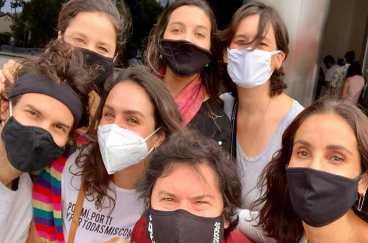 Así fue la votación en conjunto de Leonor Varela y Fernanda Urrejola desde Los Ángeles