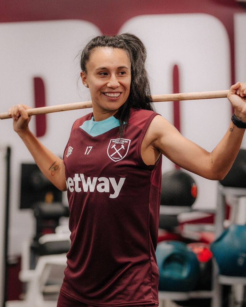 Camila Sáez en el West Ham United