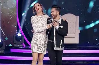 “Apriétame nomás”: Diana Bolocco protagonizó coqueto momento junto a imitador de Luis Fonsi