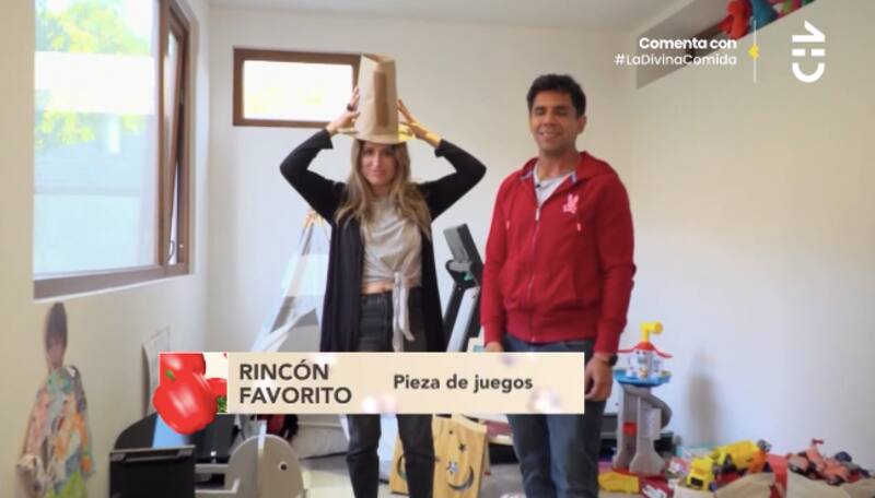 La sala de juegos de sus hijos. Foto: CHV.