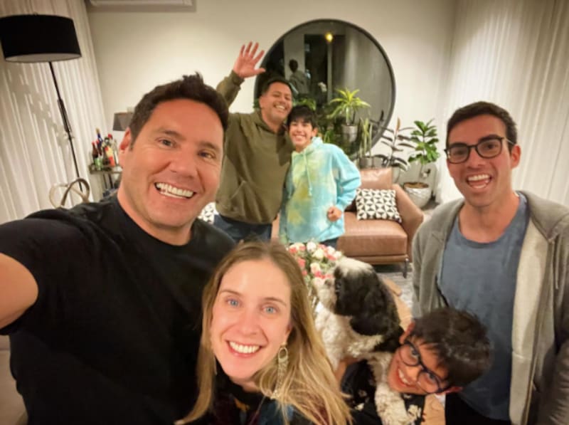 Pancho Saavedra y Jorge Uribe llevan años de relación.