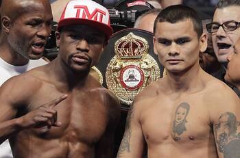 Maidana y Mayweather encienden las redes con posible tercer combate
