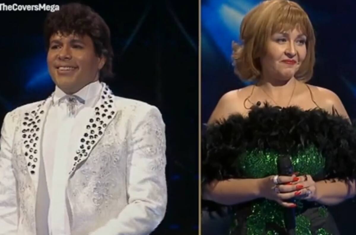 "Duelo de titanes": Agustín Maluenda y Denisse Malebrán se roban los aplausos en ajustado duelo en "The Covers"