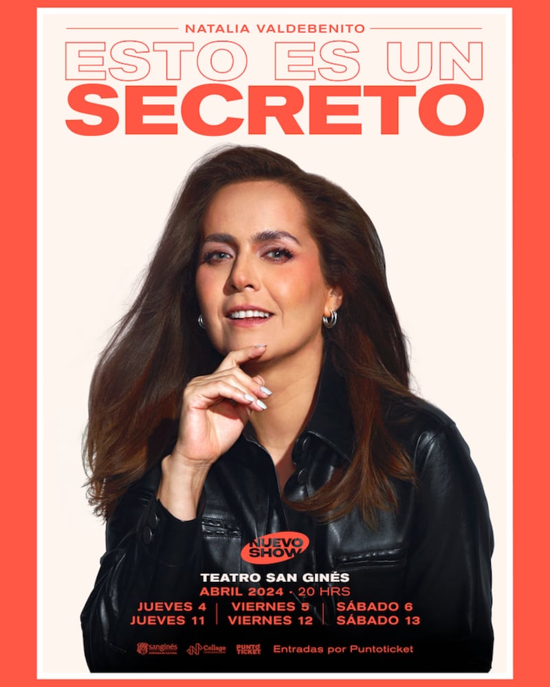 Natalia Valdebenito presenta su nuevo show, "Esto es un secreto"