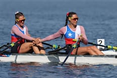 Notable: Hermanas Abraham se instalaron en la semifinal del Mundial de Remo en Shangái