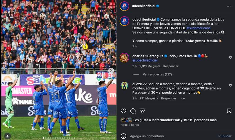 Esto, tras las críticas por el empate 2-2 frente a Ñublense.