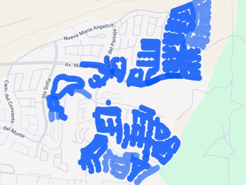 Todas estas calles se verán afectadas por más de tres horas consecutivas. Foto: Enel.