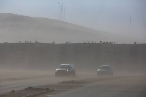 Una corriente en chorro facilitará la ocurrencia del fenómeno en dos comunas del país. Imagen referencial.