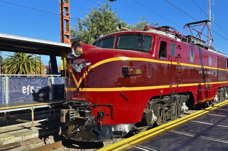 El viaje en tren que lleva a uno de los eventos del vino más destacados del país. Créditos: Tren del Recuerdo.