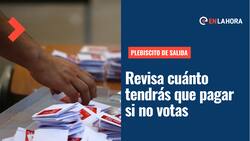 Plebiscito de salida: ¿De cuánto es la multa si no vas a votar el próximo 4 de septiembre?