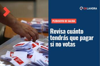 Plebiscito de salida: ¿De cuánto es la multa si no vas a votar el próximo 4 de septiembre?