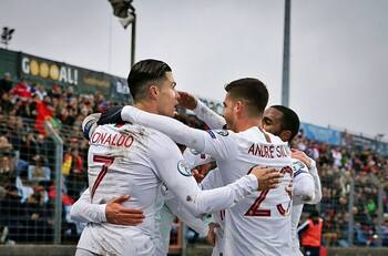 Con gol de Cristiano Ronaldo Portugal abrochó su clasificación a la Euro 2020