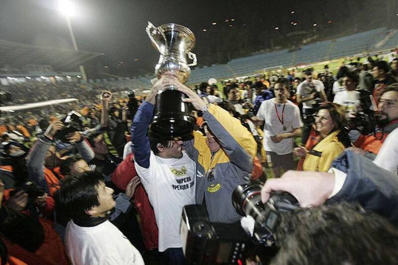 El inolvidable festejo de Everton en el Apertura 2008.