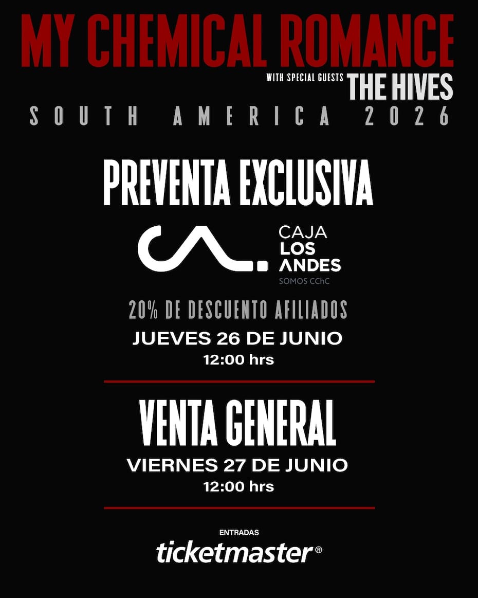 La banda ofrece un 20% de descuento en las entradas.