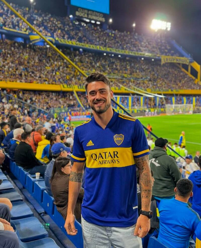 Juan Pablo Gómez estuvo presente en La Bombonera, en un duelo de Boca.