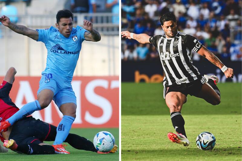 brasileños y nortinos jugarán sin público en la fecha 2 de la Copa Sudamericana. Fotos: Photosport/Facebook Atlético MG