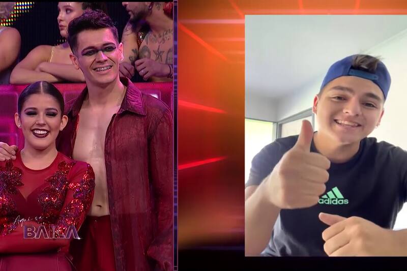 Tati Fernández recibe romántico mensaje de Oliver Borner. Créditos: Canal 13.