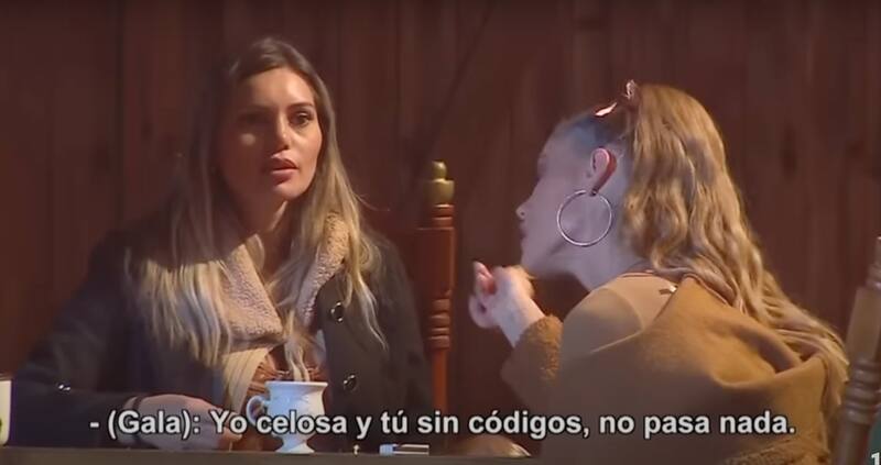 Faloon Larraguibel y Gala Caldirola tuvieron duro enfrentamiento.