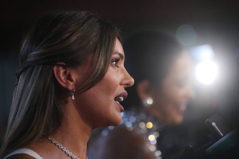 La modelo fue consultada por la detención de su expareja.