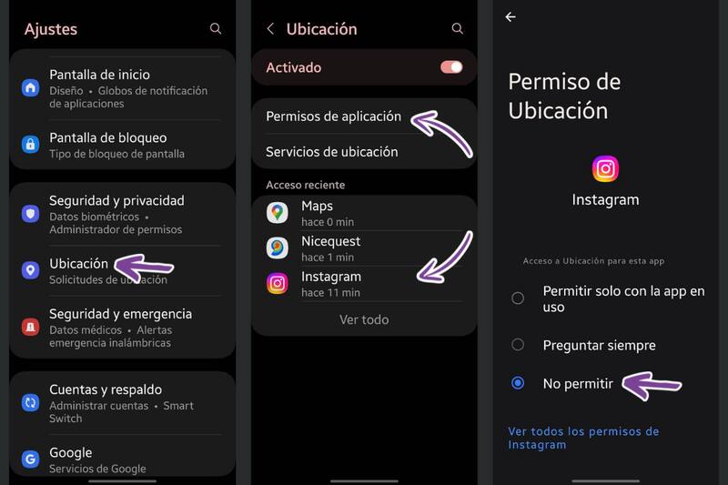 Sigue estos pasos para quitarle el acceso a tu ubicación a Instagram.