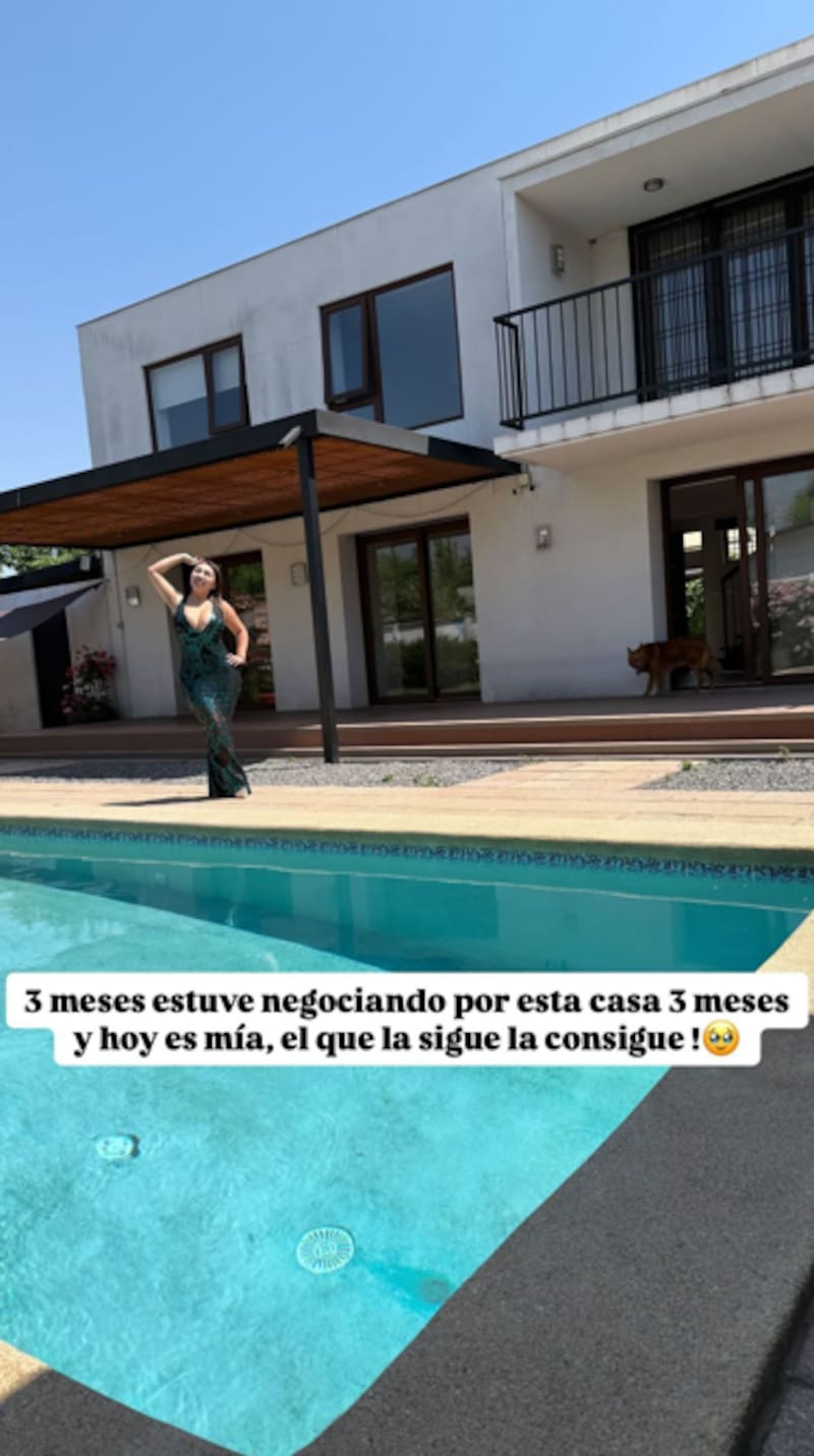 De esta forma anunció su nueva casa.