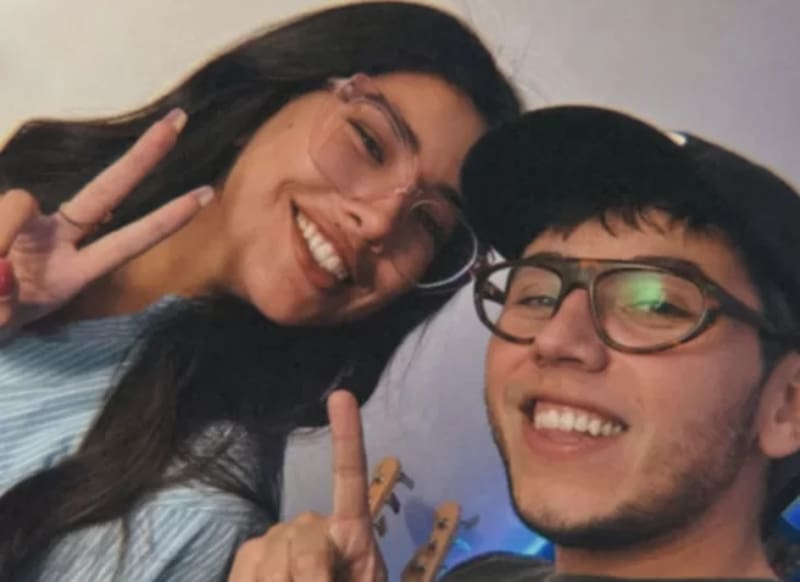 La pareja lleva una relación hace 8 meses.