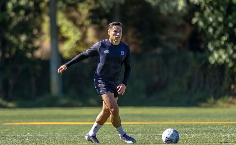 El "Torta" puede sumar sus primeros minutos como jugador de Everton, hoy. Foto: Prensa Everton.