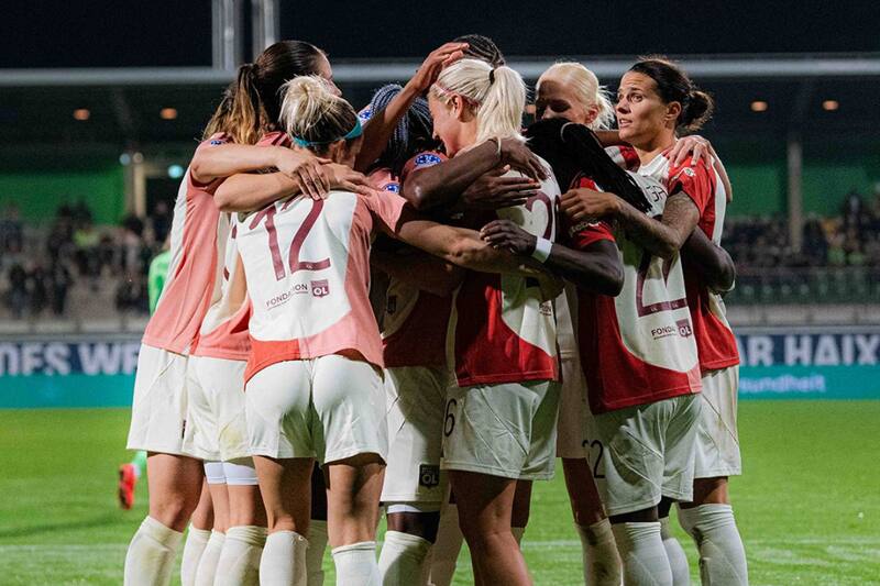 contó con Christiane Endler los 90 minutos en su victoria sobre VfL Wolfsburg, en la Champions League. Foto: X OL Féminin.