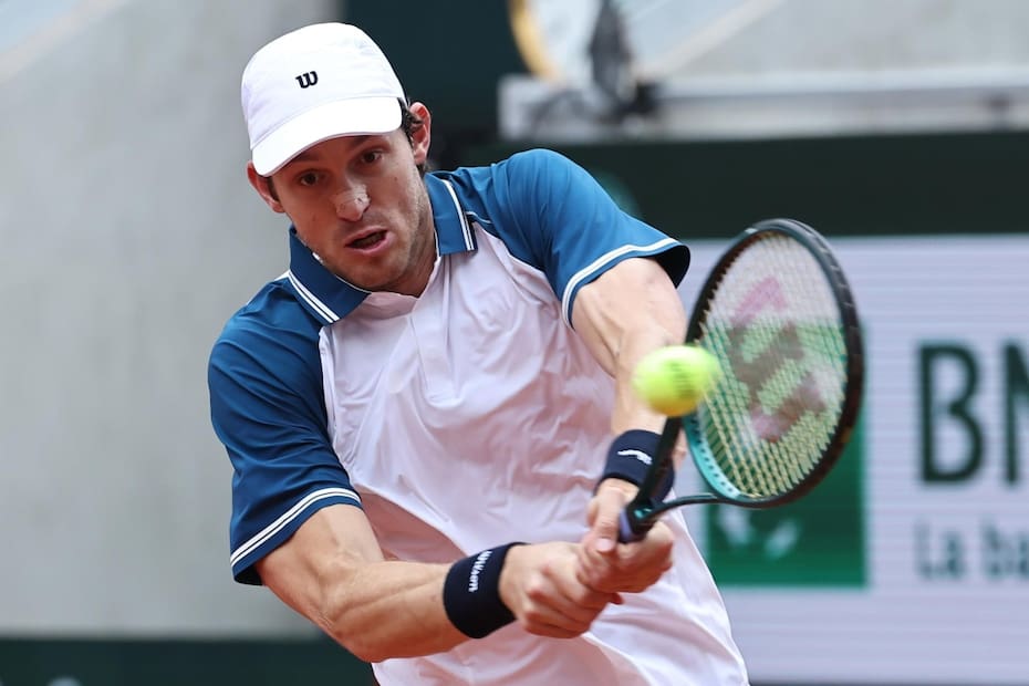 El chileno en Roland Garros. Foto: EFE.