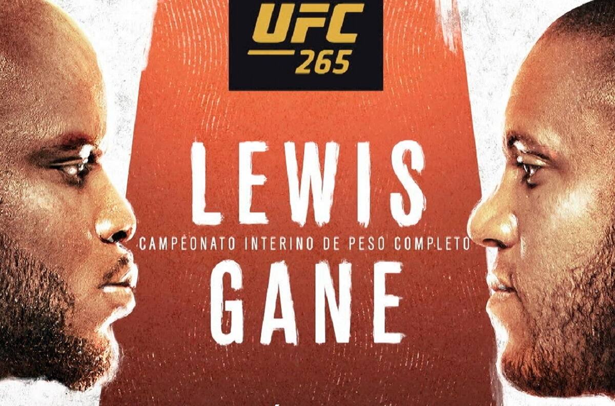 Derrick Lewis vs Ciryl Gane: Cartelera, día, hora y dónde ver la UFC 265 en vivo por TV y online