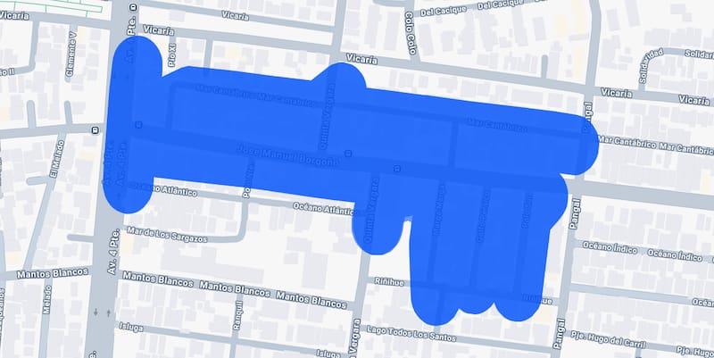 Estas calles se verán afectadas por corte de luz. Foto: Enel.