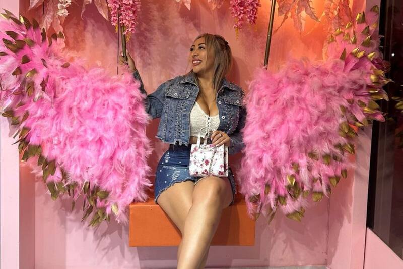 La influencer disfrutó de un movido fin de semana fuera de la capital.