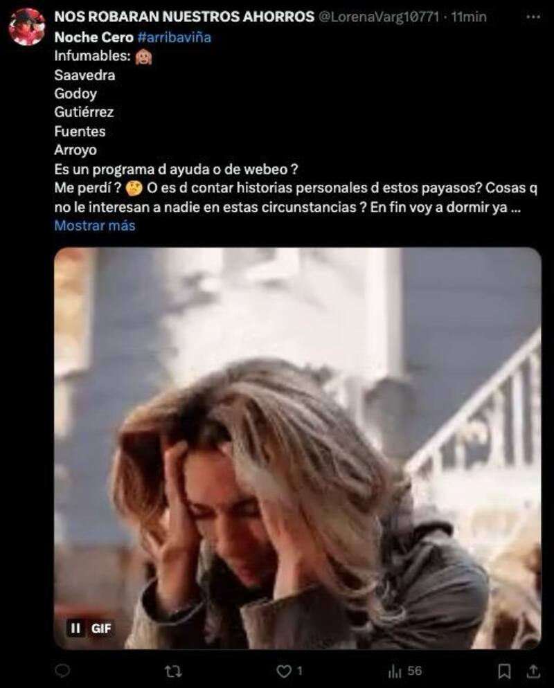 Las críticas a la Noche Cero.