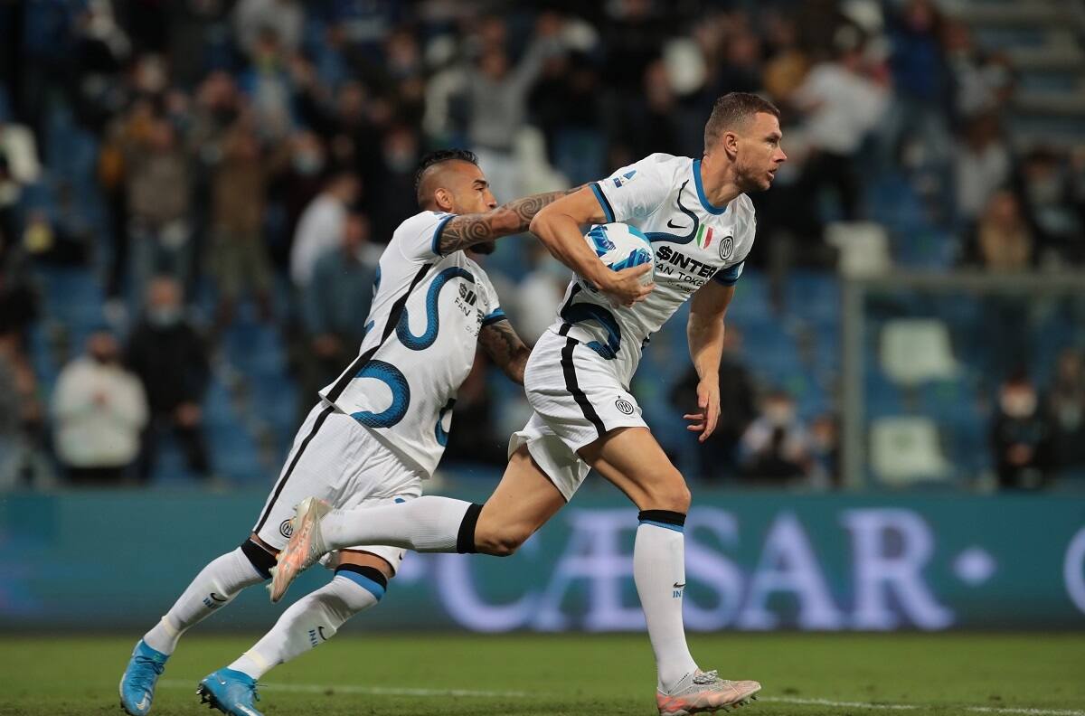 Arturo Vidal entró para ser parte de la remontada del Inter de Milán frente al Sassuolo