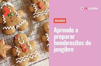Receta de galletas de jengibre para Navidad: Conoce cómo preparar este clásico postre