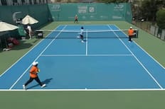 VIDEO | Tenistas arrancan en pleno partido por amenaza de ataque aéreo en Challenger de Emiratos Árabes