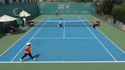 VIDEO | Tenistas arrancan en pleno partido por amenaza de ataque aéreo en Challenger en Emiratos Árabes