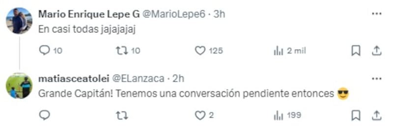 respondió y generó revuelo en X.