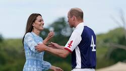 Kate Middleton y el príncipe William protagonizan romántico momento en un partido de polo