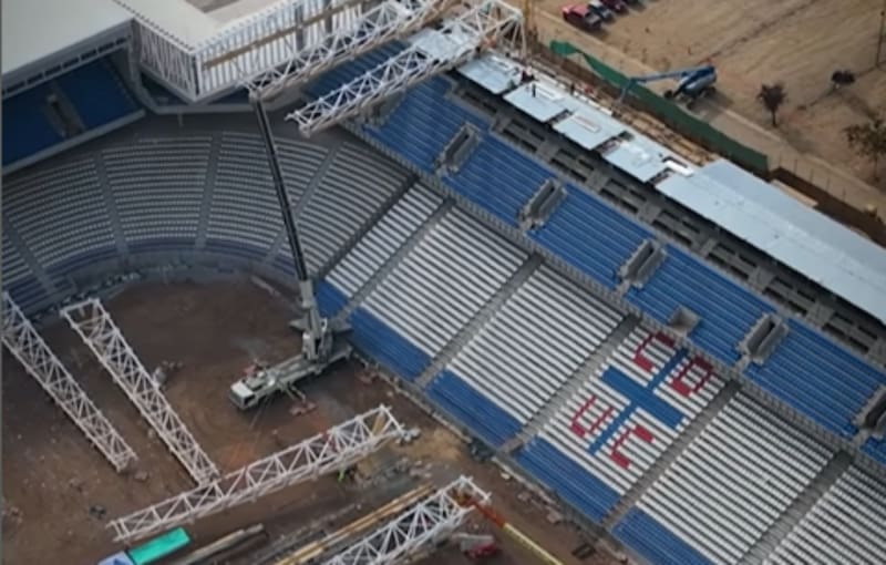 Será la nueva joya del deporte chileno en cuanto a construcción. Un estadio de lujo.