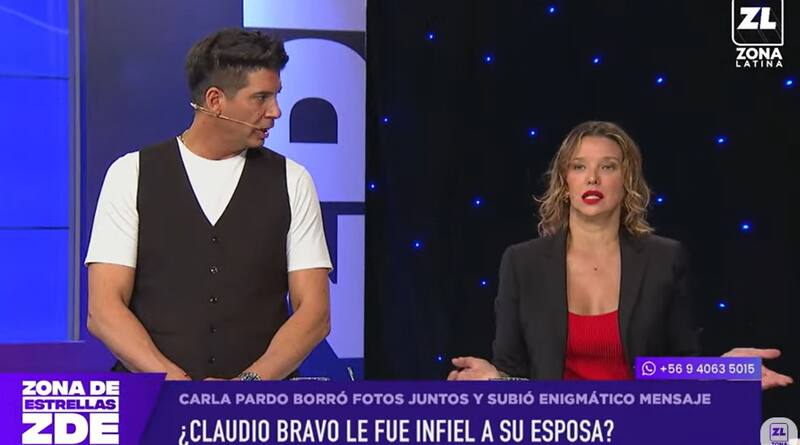 Claudia Schmidt lanzó crítica contra Claudio Bravo. Créditos: Pantallazo Zona Latina