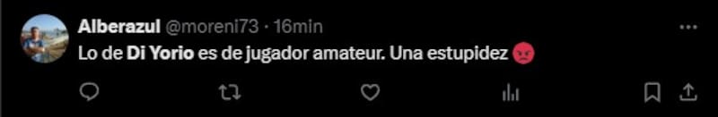 arremeten contra Lucas Di Yorio.